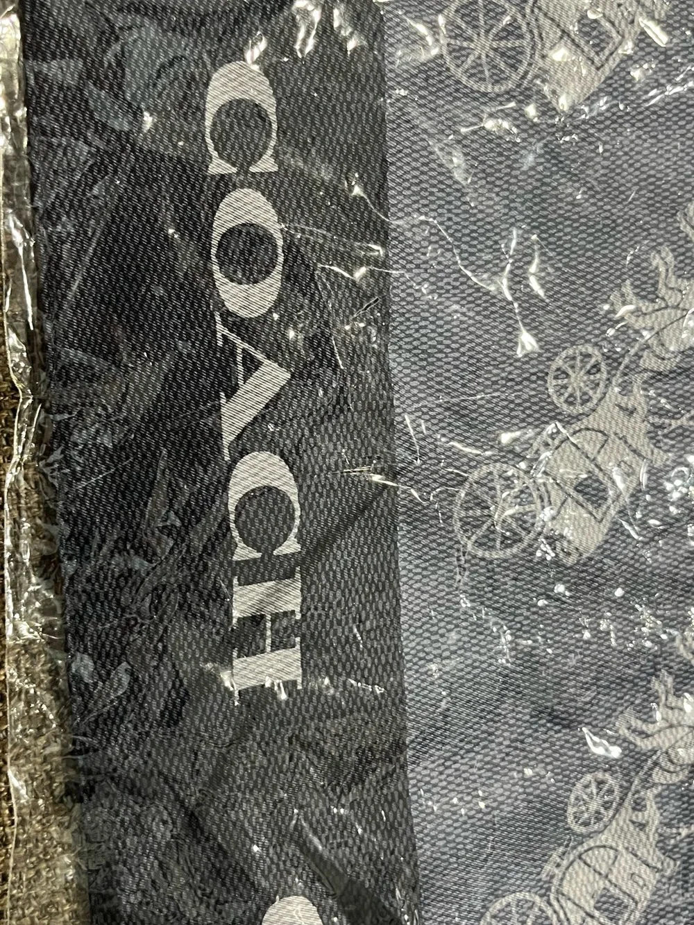New Coach Horse and Carriage Silk Square scarf